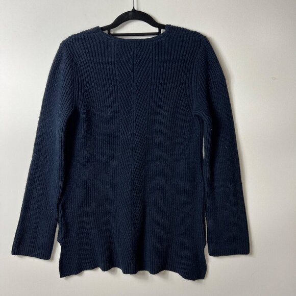 J. Jill wool blend blue sweater women’s size small - Picture 8 of 9